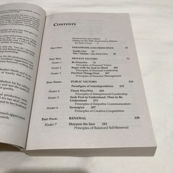 The 7 Habits of Highly Effective People 30th Anniversary Edition Paperback Book - Picture 7 of 8